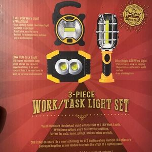 3-piece work/task light set